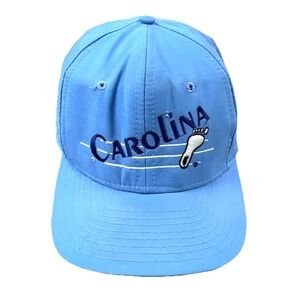 Vintage North Carolina Tar Heels‎ Snapback Hat Cap UNC Spell Out 90s Y2K Adult